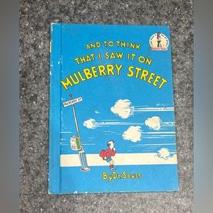 And To Think That I Saw It On Mulberry Street Dr. Seuss Book Club Edition